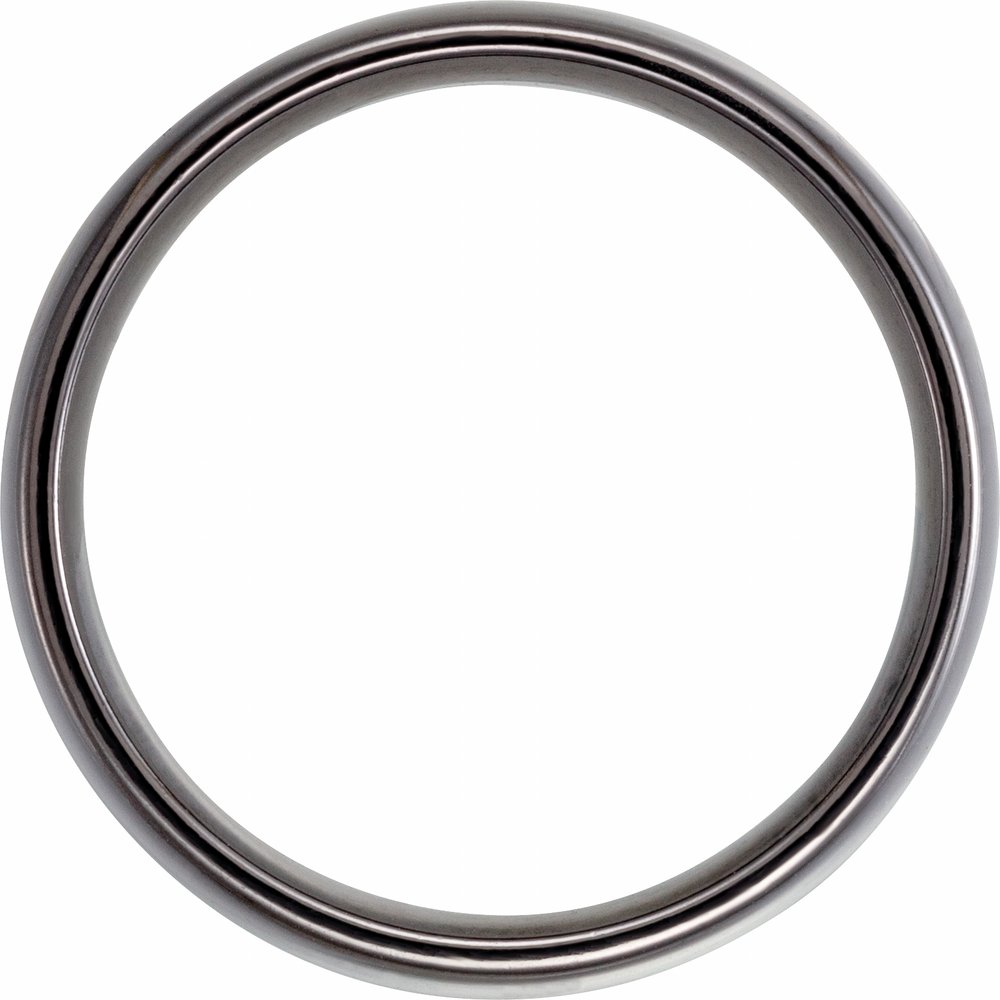 Tantalum 8 mm Comfort-Fit Half Round Band Size 7
