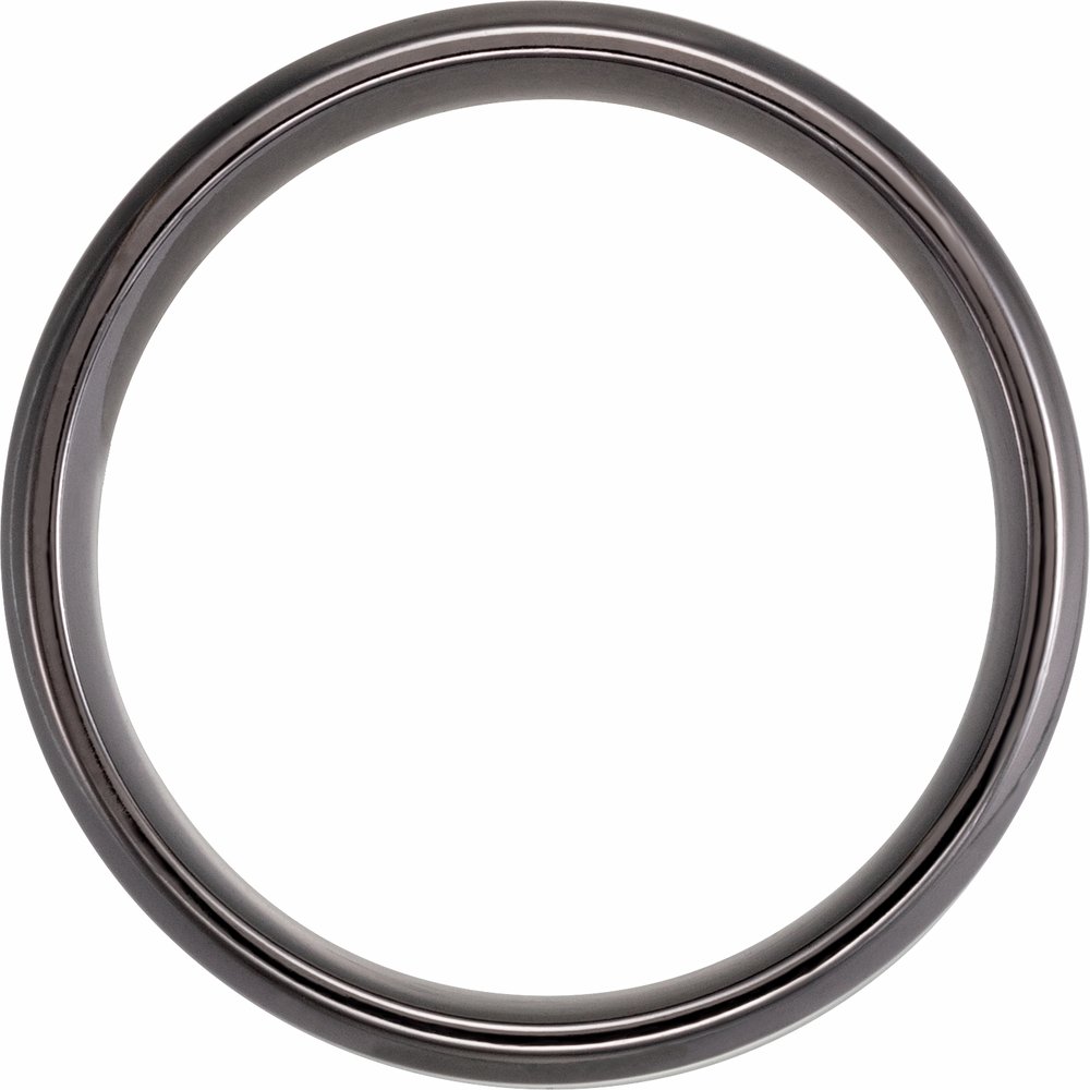 Tantalum 8 mm Beveled Comfort-Fit Band Size 7