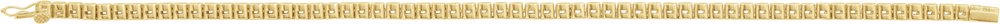 14K Yellow Gold 3 1/6 CTW Natural Diamond Line 7 1/4" Bracelet