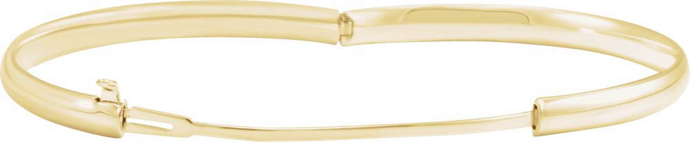 14K Yellow Baby Bangle 5 1/2" Bracelet