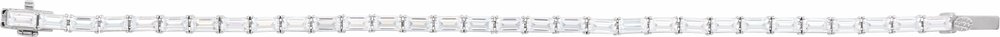 14K White Gold 6 1/5 CTW Lab-Grown Diamond 7" Bracelet