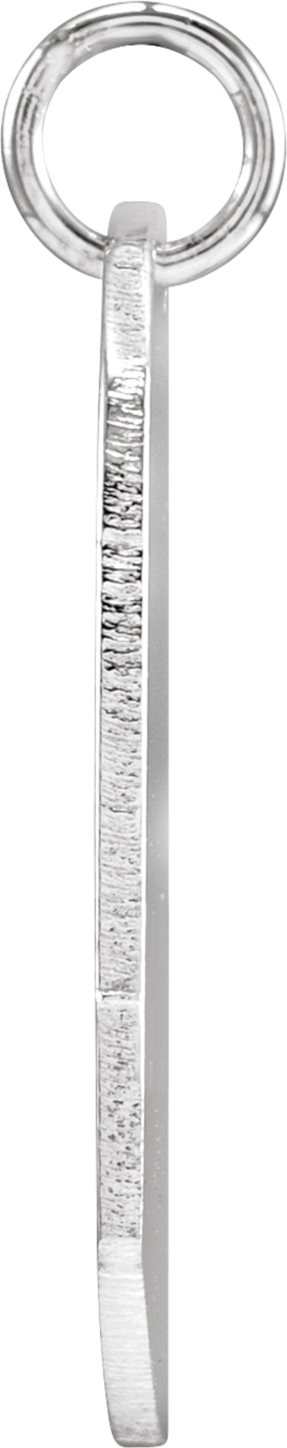 Sterling Silver Be Posh® Engravable Heart Pendant