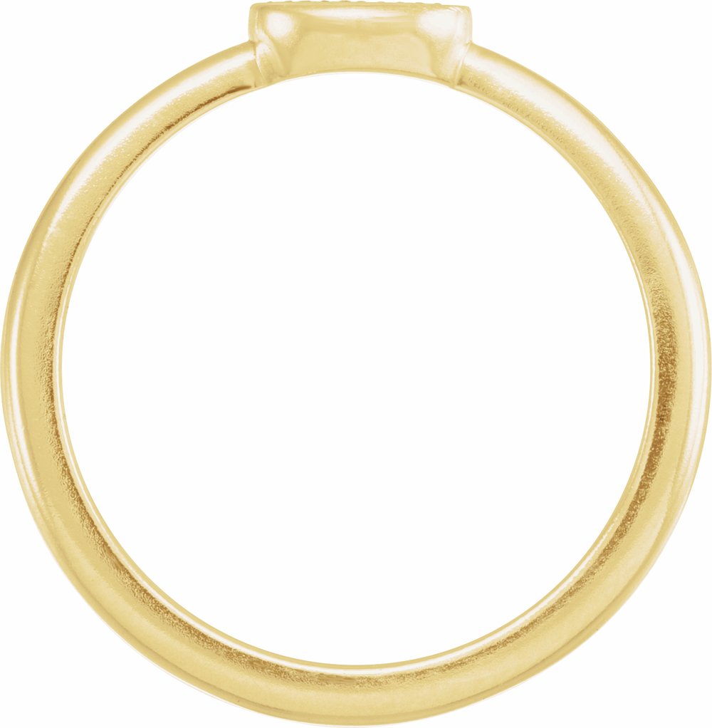 14K Yellow Gold Mama Ring