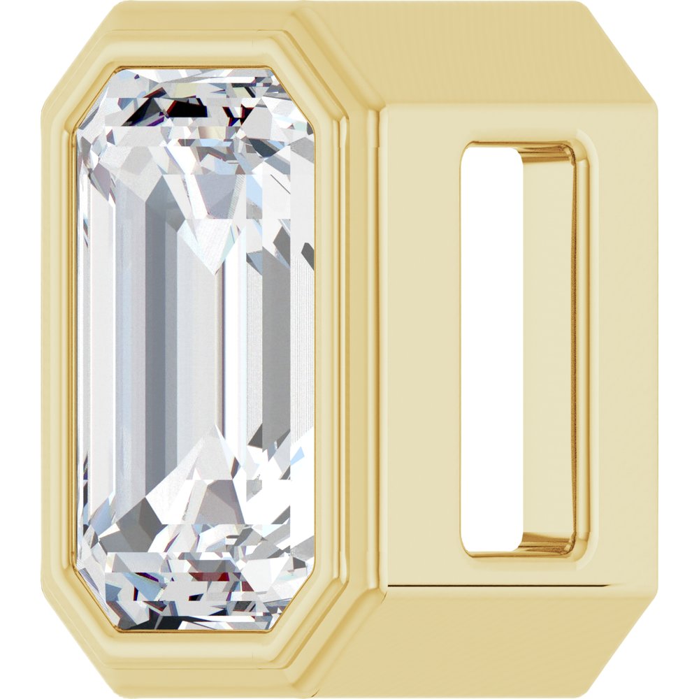 14K Yellow Gold 1/4 CT Natural Diamond Pendant