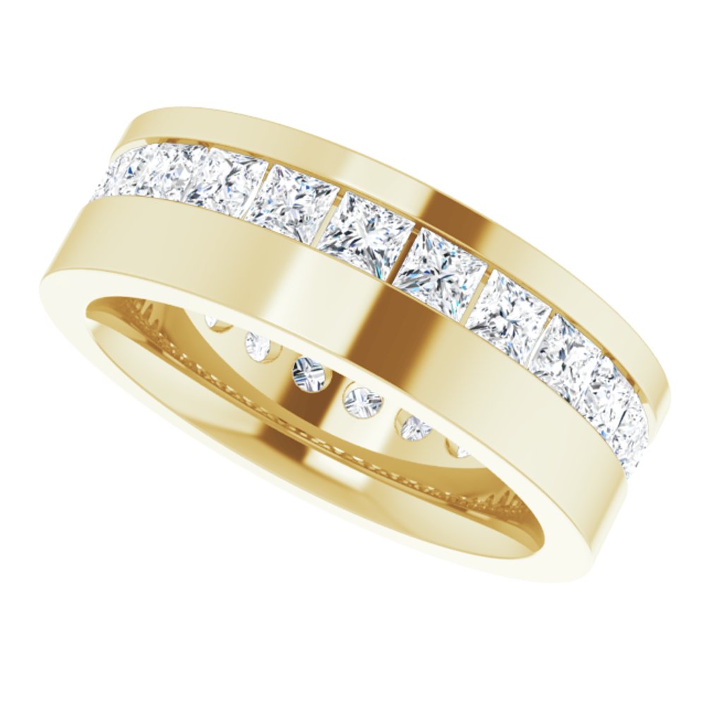 14K Yellow 2 1/4 CTW Lab-Grown Diamond Band