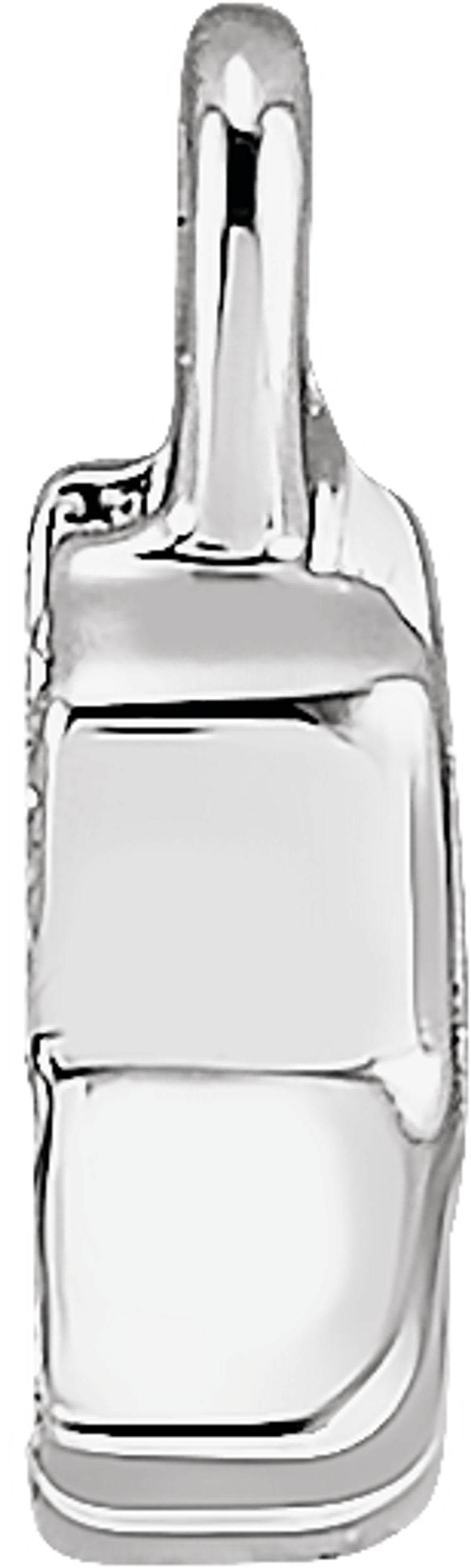 14K White Petite Pavé™ .02 CTW Natural Diamond Initial K Dangle