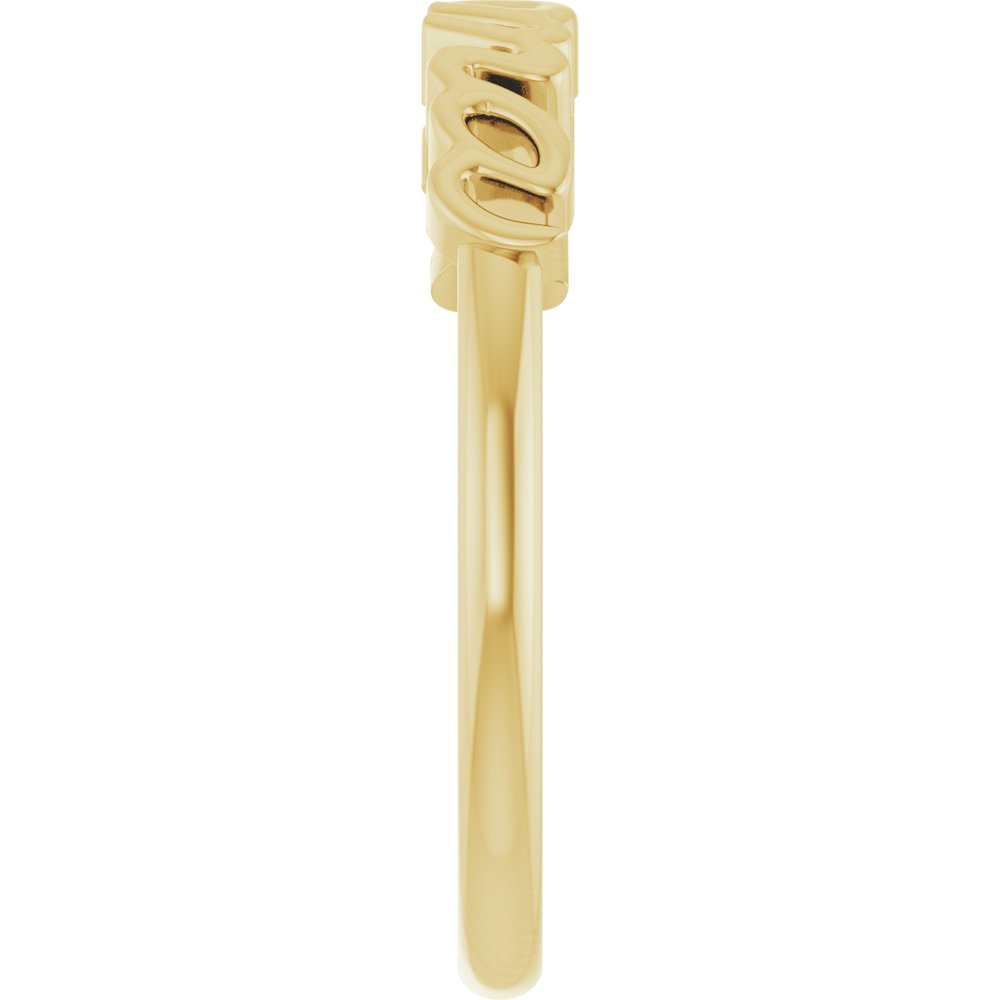 10K Yellow Gold Mama Ring