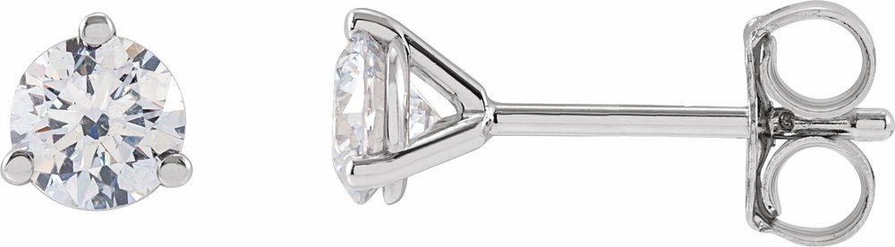 14K White Gold 1/2 CTW Lab-Grown Diamond Stud Earrings