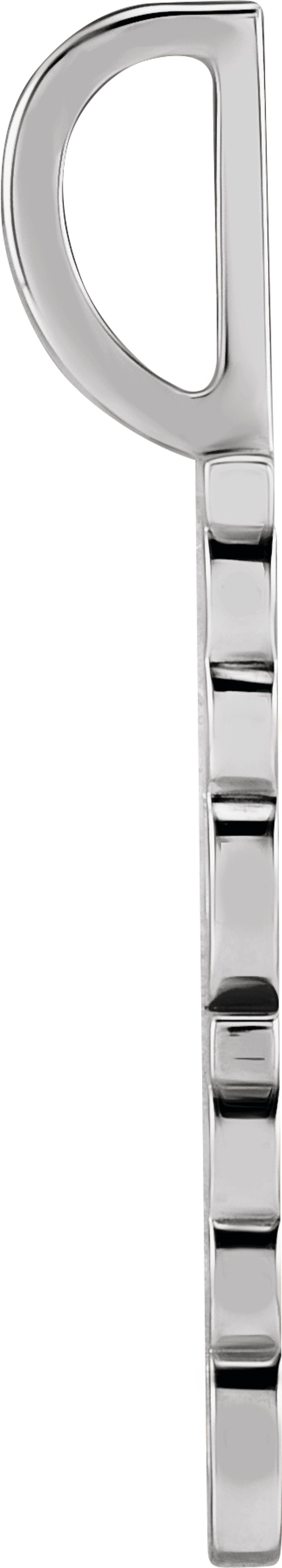 14K White Gold Mama Charm/Pendant