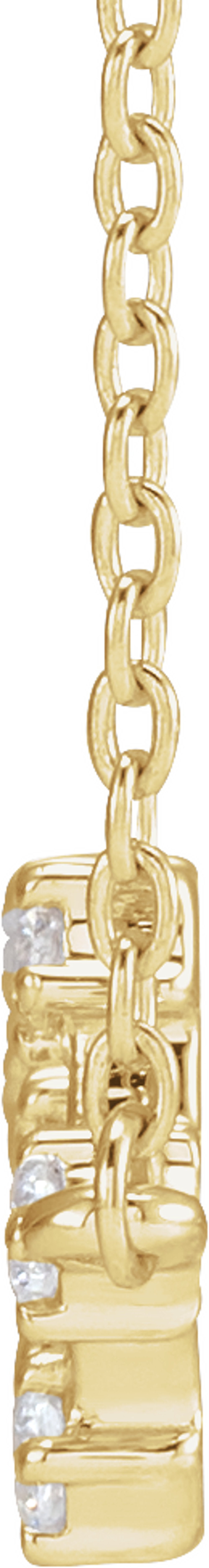 14K Yellow 1/4 CTW Natural Diamond Scorpio 16-18" Necklace