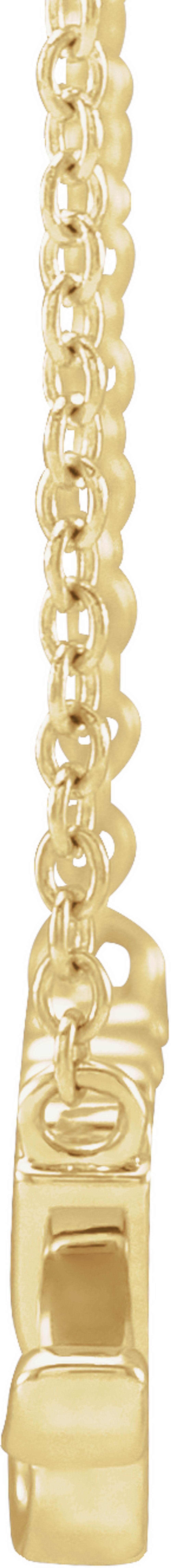 14K Yellow Gold Nanny 18" Necklace