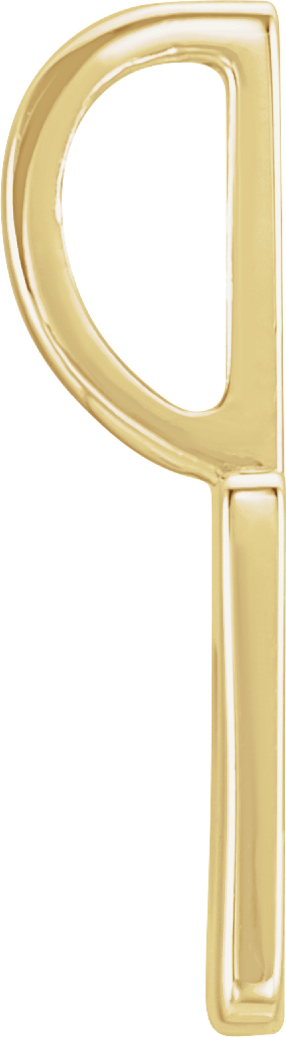14K Yellow Gold Pierced Heart Charm/Pendant