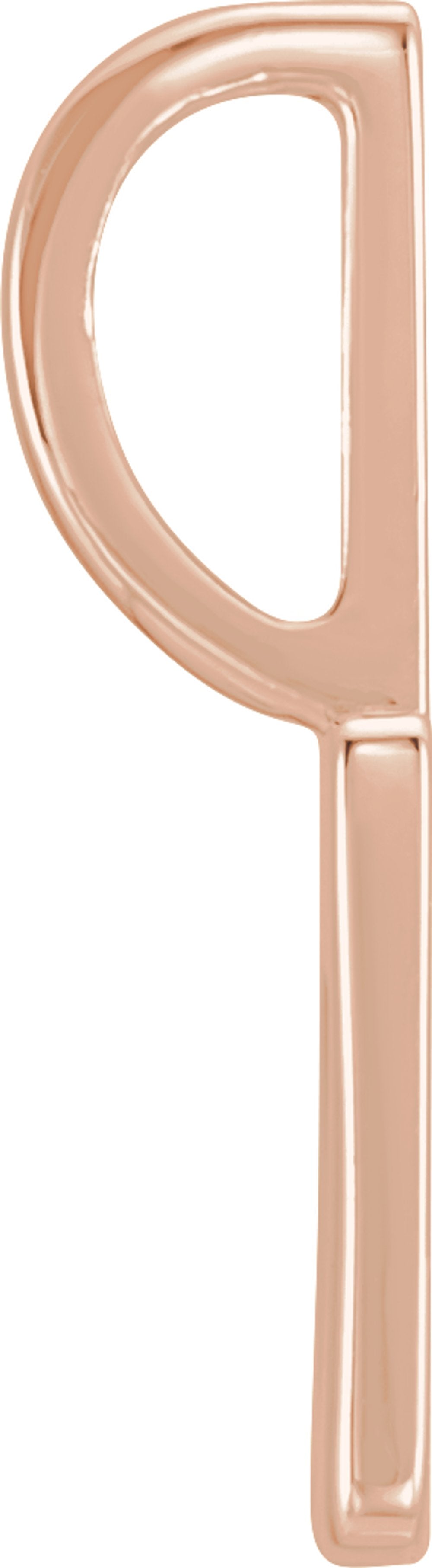 14K Rose Gold Pierced Heart Charm/Pendant