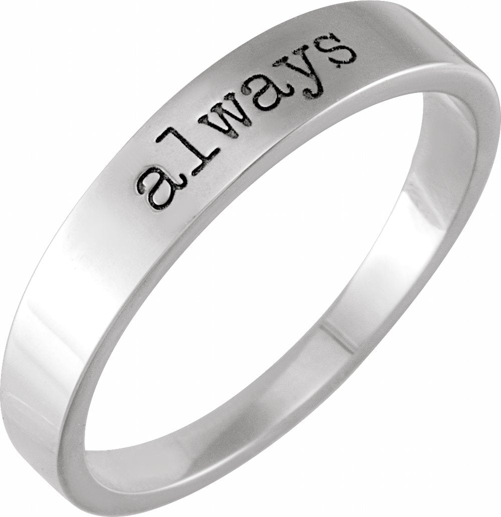 Sterling Silver Always Stackable Ring