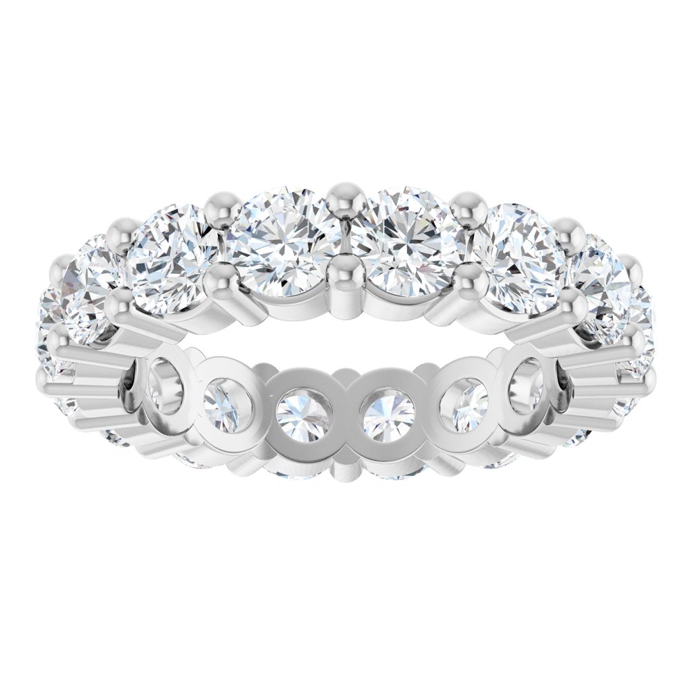Platinum 4 1/3 CTW Lab-Grown Diamond Eternity Band Size 7