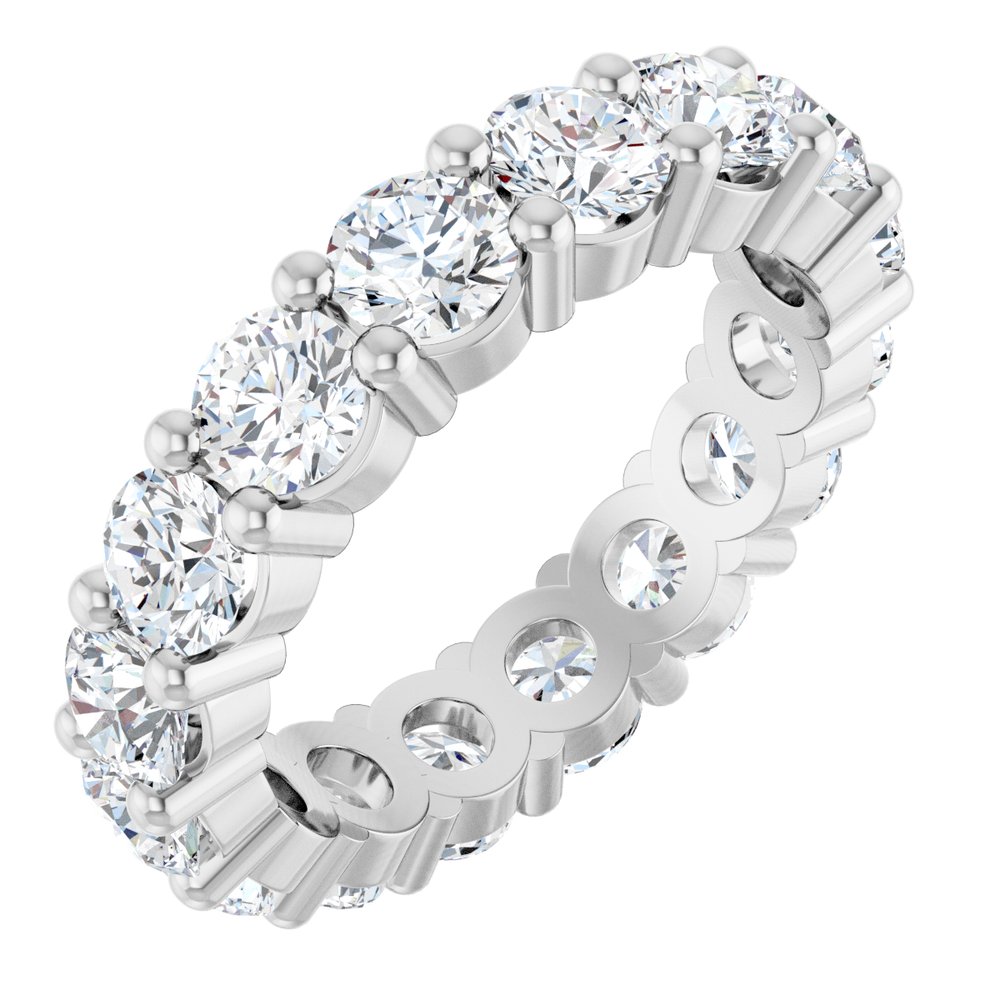 Platinum 4 1/3 CTW Lab-Grown Diamond Eternity Band Size 7