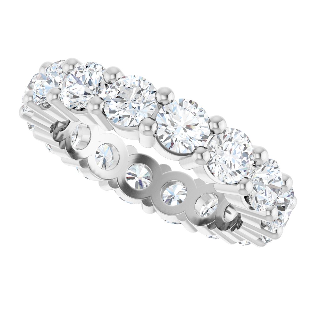 Platinum 4 1/3 CTW Lab-Grown Diamond Eternity Band Size 7