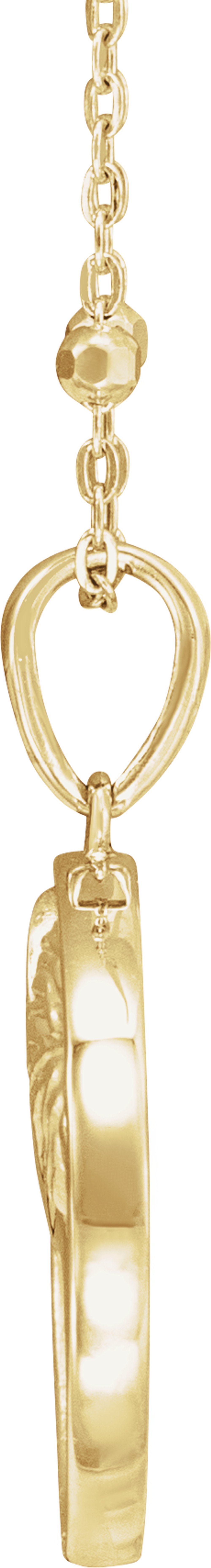14K Yellow Artemis Coin 18" Necklace