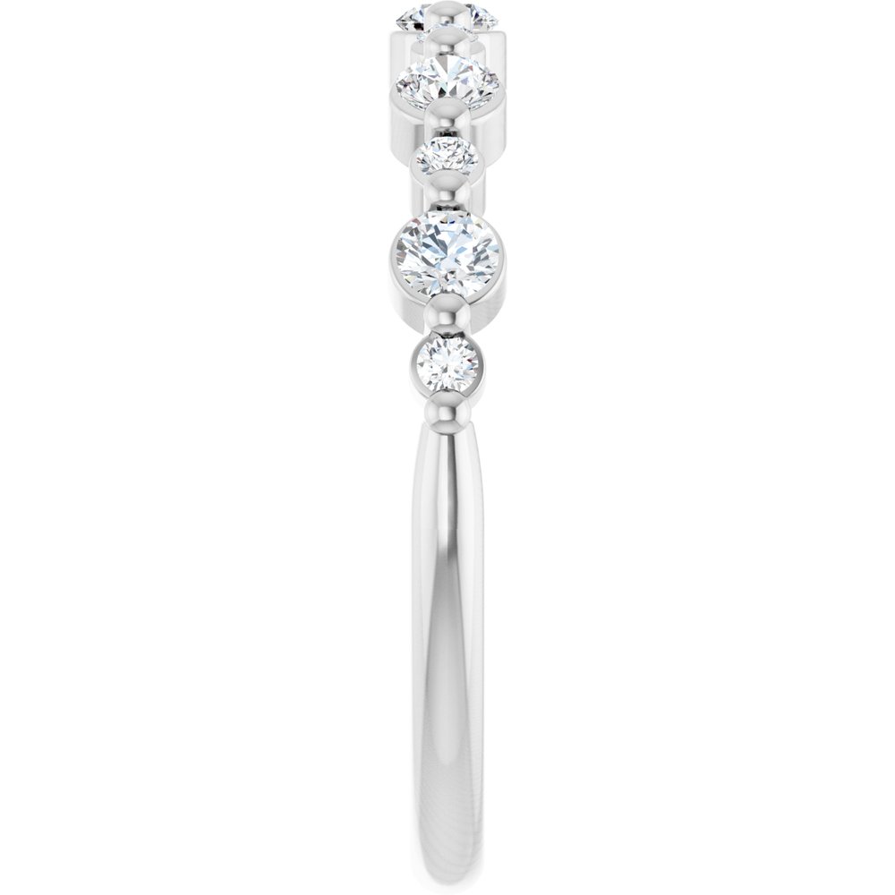 14K White Gold 1/3 CTW Lab-Grown Diamond Anniversary Band