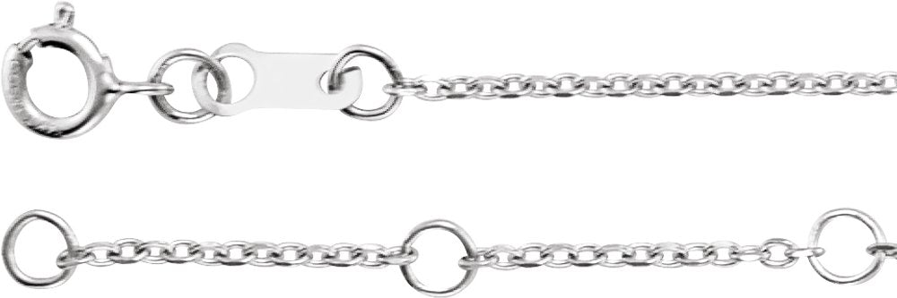 Sterling Silver Lab-Grown Diamond 6 1/2-7 1/2" Bracelet