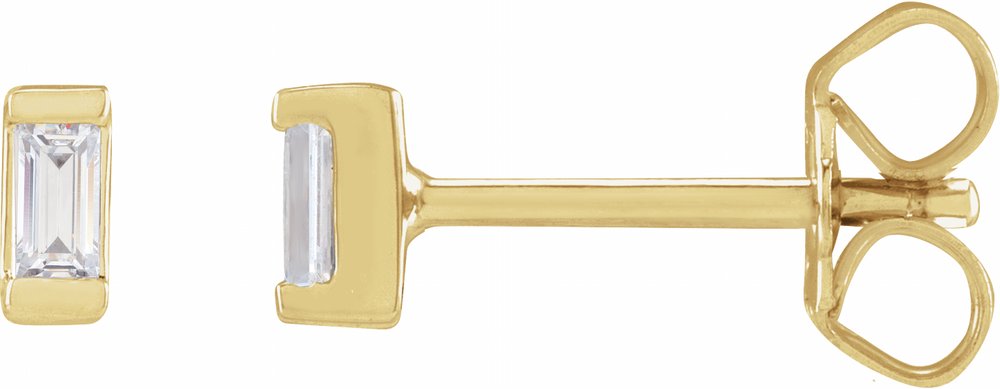 14K Yellow Gold .08 CTW Lab-Grown Diamond Earrings