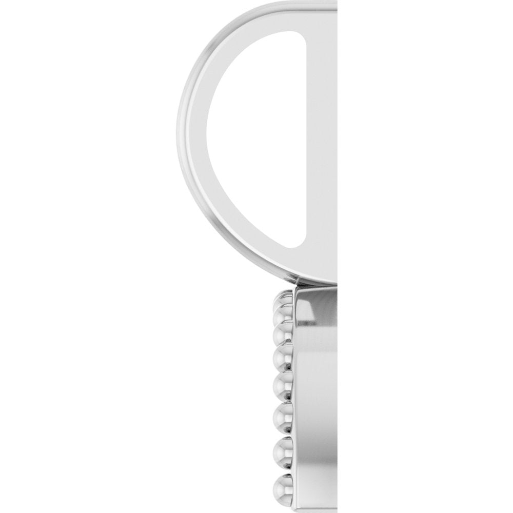 14K White Rainbow Charm/Pendant