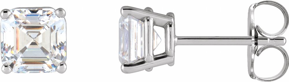 14K White Gold 1/5 CTW Lab-Grown Diamond Earrings
