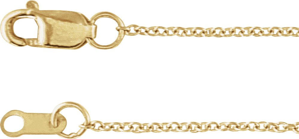 14K Yellow Gold 1/8 CTW Rose-Cut Natural Diamond Sideways Cross 6 1/2-7 1/2" Bracelet