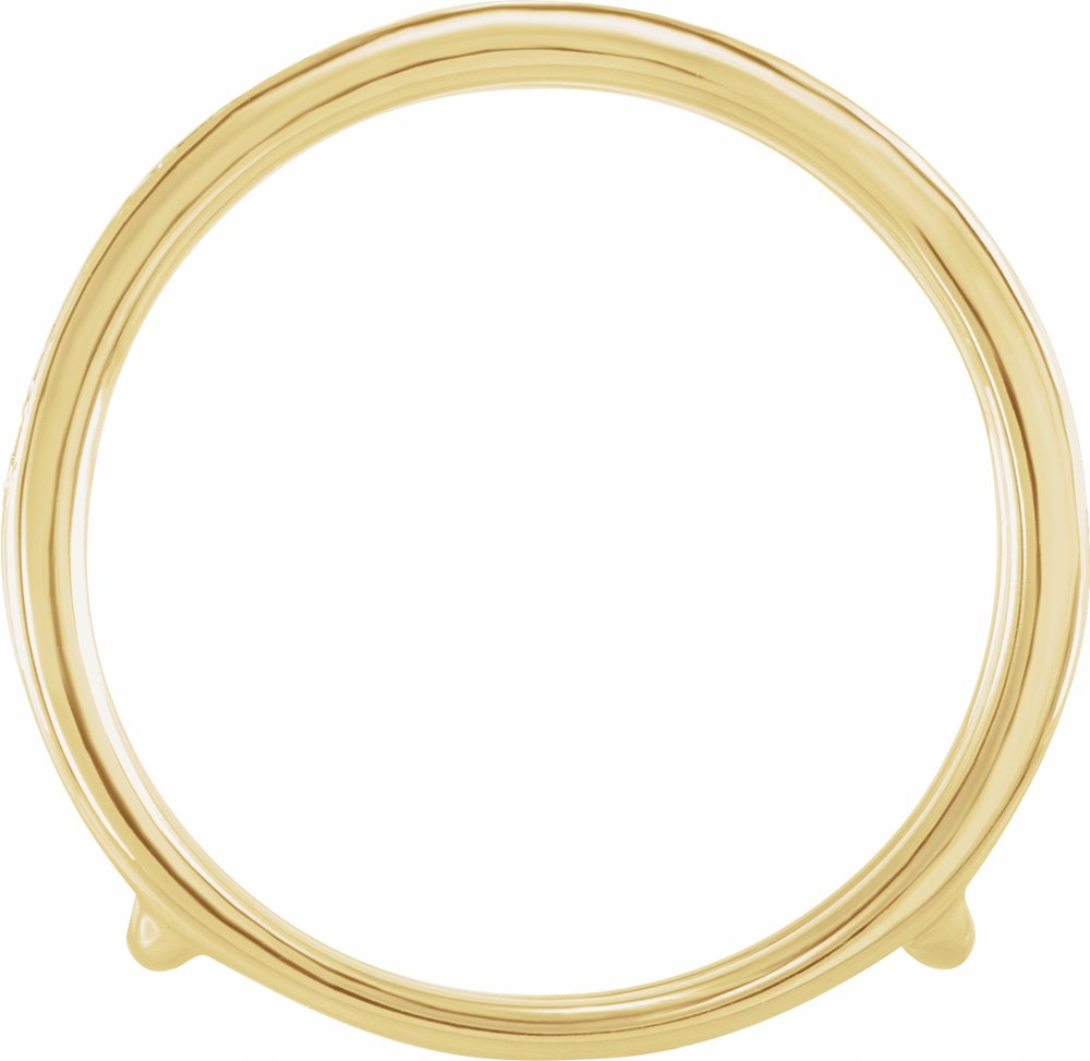 14K Yellow Gold 1/5 CTW Natural Diamond Ring Guard