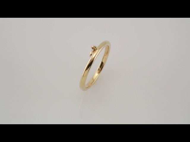 14K Yellow 1/10 CT Natural Diamond Fringe Ring