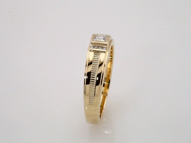 14K Yellow 1/3 CTW Natural Diamond Ring