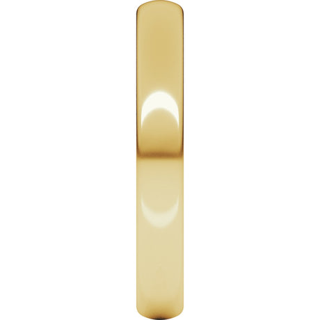 18K Yellow Gold 3 mm Comfort-Fit European-Style Band Size 4.5