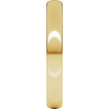 18K Yellow 3 mm Comfort-Fit Standard Weight European-Style Band