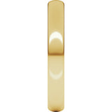 18K Yellow Gold 3 mm Comfort-Fit European-Style Band Size 4.5