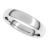 18K White Gold 4 mm Comfort-Fit European-Style Band Size 5.5