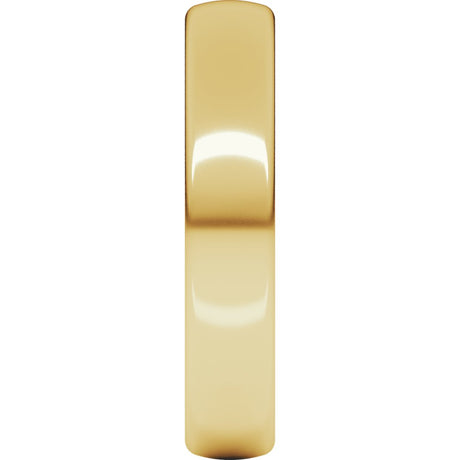 10K Yellow Gold 4 mm Comfort-Fit European-Style Band Size 4.5