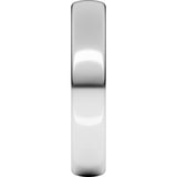 Platinum 4 mm Comfort-Fit Standard Weight European-Style Band