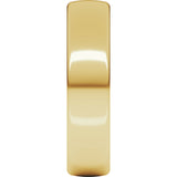 10K Yellow 5 mm Comfort-Fit European-Style Band