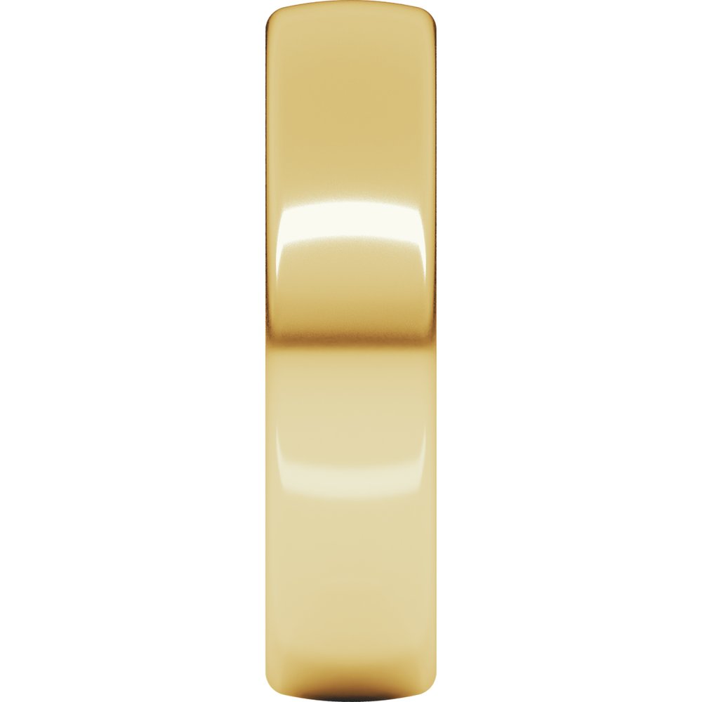 14K Yellow 5 mm Comfort-Fit Standard Weight European-Style Band