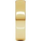 14K Yellow 5 mm Comfort-Fit Standard Weight European-Style Band