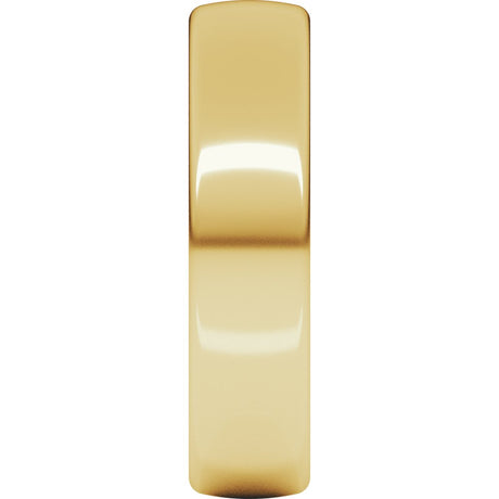 18K Yellow Gold 5 mm Comfort-Fit European-Style Band Size 7.5