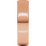 18K Rose Gold 5 mm Comfort-Fit European-Style Band Size 6