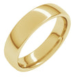 18K Yellow Gold 5 mm Comfort-Fit European-Style Band Size 7