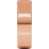 14K Rose 6 mm Comfort-Fit European-Style Band Size 10