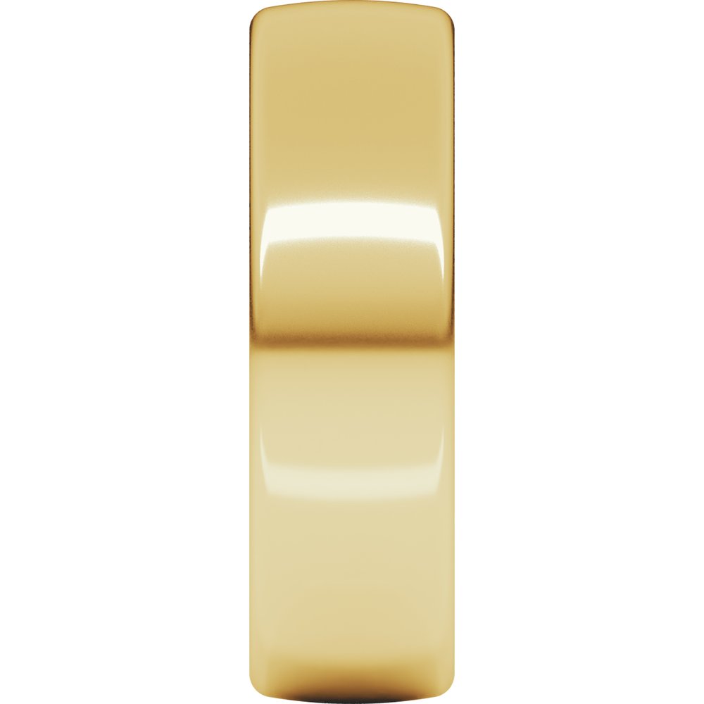 14K Yellow 6 mm Comfort-Fit Standard Weight European-Style Band