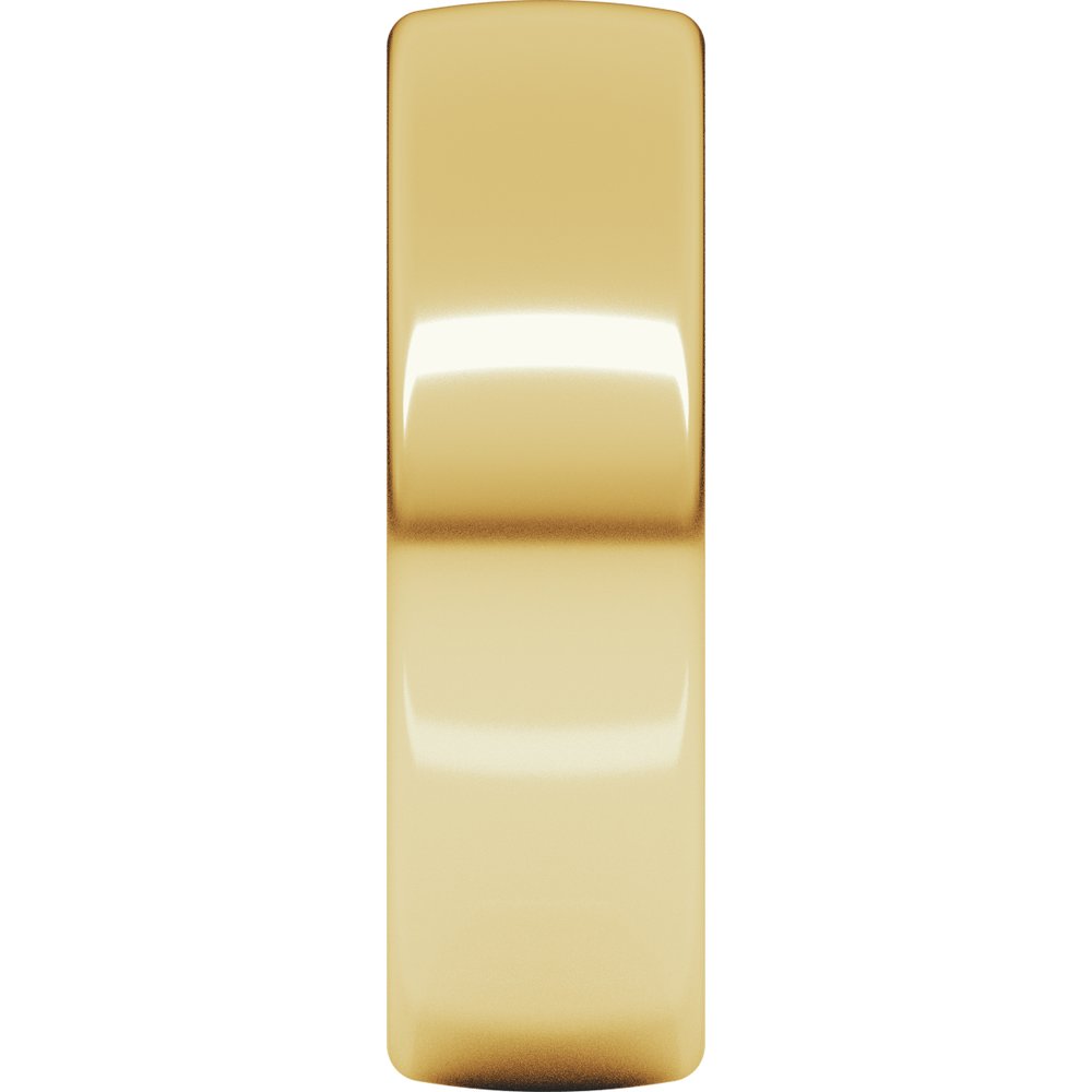 18K Yellow Gold 6 mm Comfort-Fit European-Style Band Size 5