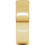 10K Yellow Gold 6 mm Comfort-Fit European-Style Band
