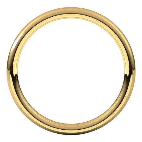 18K Yellow Gold 2 mm Comfort-Fit European-Style Band Size 4