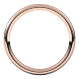 14K Rose 2 mm Comfort-Fit Standard Weight European-Style Band