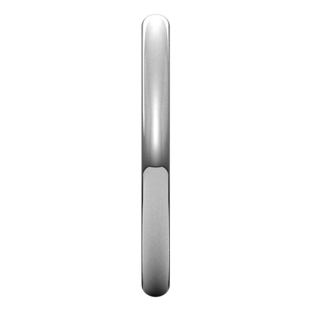 Platinum 2 mm Comfort-Fit European-Style Band Size 4.5